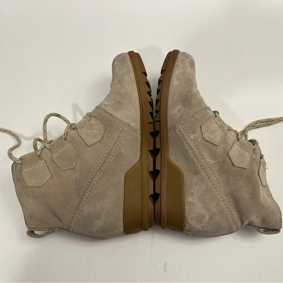 Sorel Evie Lace Up Wedge Ankle Boots Size 8.5 - Picture 7 of 10